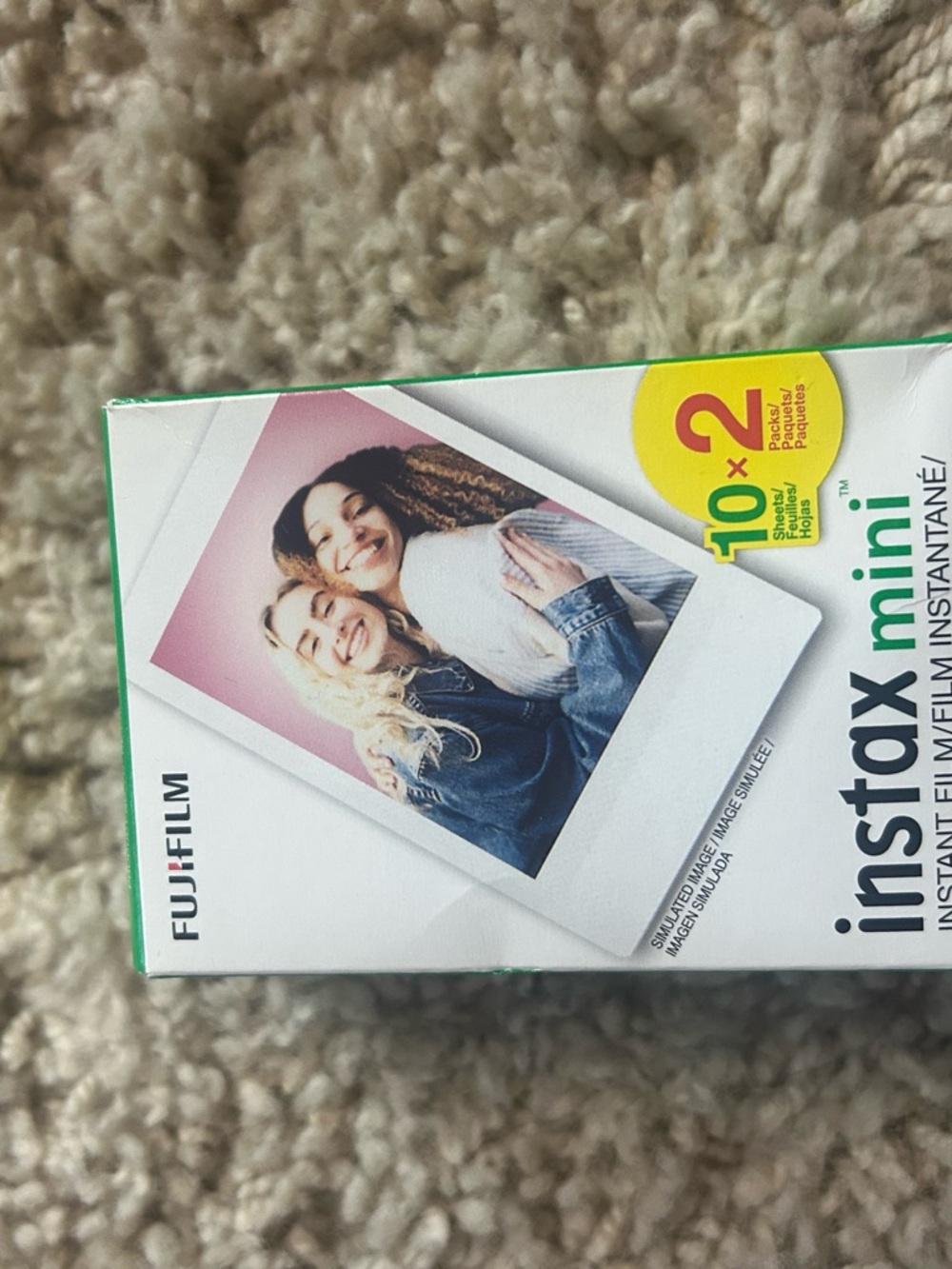 Fujifilm Instax Mini Instant Film Pack - White, Green, Yellow